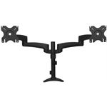 StarTech Articulating Dual Monitor Arm - Grommet / Desk Mount with Cable Management & Height Adjust