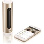 Netatmo Welcome Camera- Gold/White, FHD with face recognition technology.