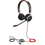 Jabra Evolve 40 UC Stereo Over-the-head Supra-aural Noise Cancelling Headset