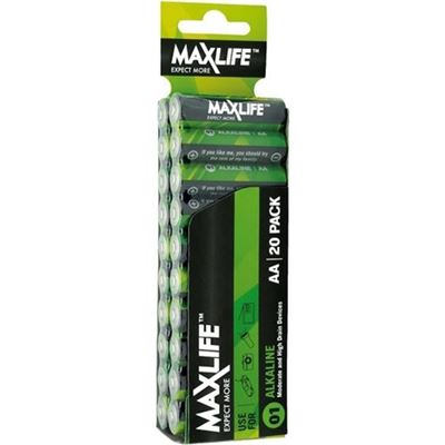 Maxlife AA Alkaline Battery 20 Pack ** XMAS SALE PRODUCT (BATAA-A)