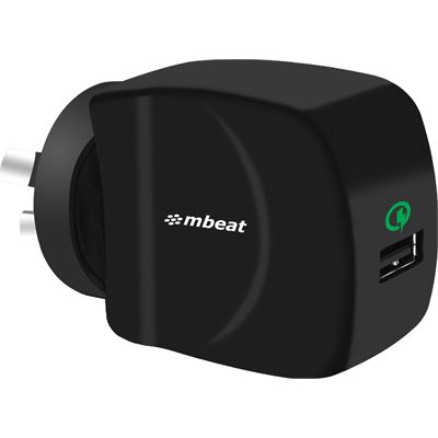 mbeat &#174; GorillaPower QC Qualcomm Certified USB (MB-CHGR-QC2)