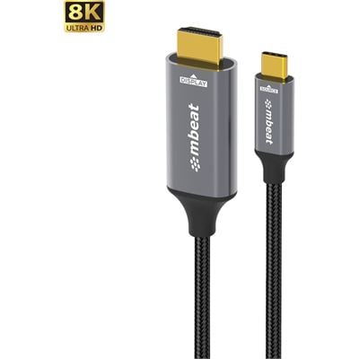 mbeat Tough Link 8K 1.8m USB-C to HDMI Cable (MB-XCB-8K18CHD)