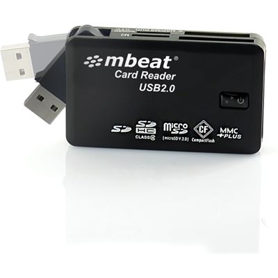mbeat USB 2.0 super speed multiple card reader with tuck (USB-MCR01)