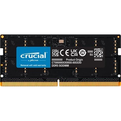 Micron CRUCIAL 32GB DDR5 NOTEBOOK MEMORY, PC5-38400 (CT32G48C40S5)