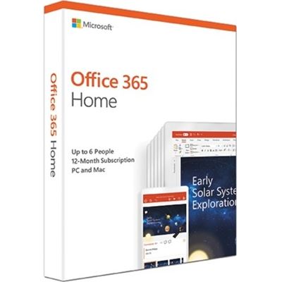 Microsoft Office 365 Home Premium 2019 5 PC's 1 Household (6GQ-00929)
