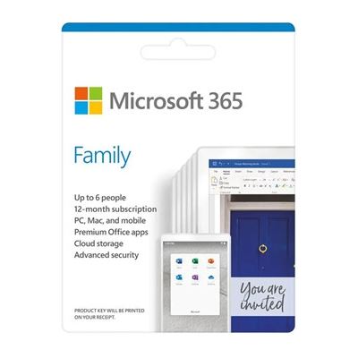 Microsoft 365 FAMILY MAC/WIN ENGLISH SUBSCRIPTION APAC DM (6GQ-01143)