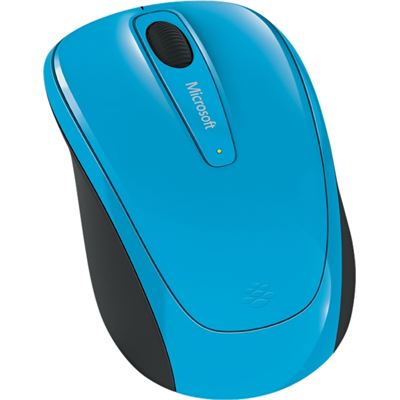 Microsoft Wireless Mobile Mouse 3500 - Cyan Blue (GMF-00275)
