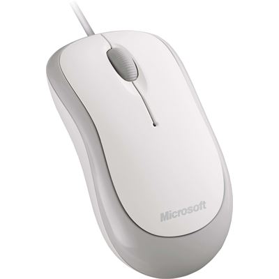 Microsoft Wired Basic Optical Mouse USB - White (P58-00066)