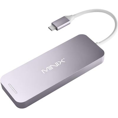 Minix NEO USB-C Multiport 240GB SSD Storage Hub. 4K HDMI (NEO-S2GR)
