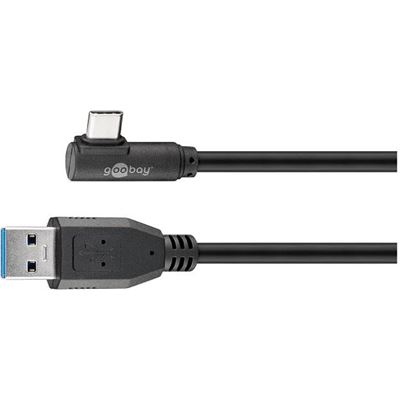 Goobay USB-C to USB A 3.0 cable 90- 0.5m (51752)