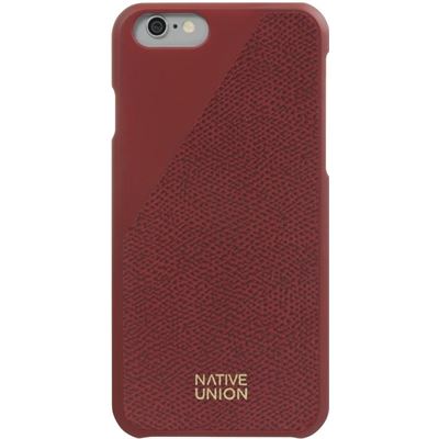 Native Union Clic Leather Case for iPhone 6/S - Red (CLIC-BOR-LE-H-6S)