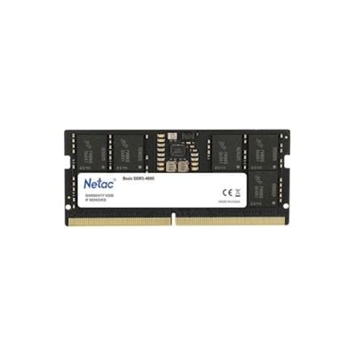 Netac Basic 16GB DDR5-4800 C40 SoDIMM Lifetime wty (NTBSD5P48SP-16)