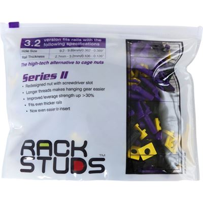 RACKSTUDS Series II 100-pack Purple Smart Rack Mounting (RSL2100P)