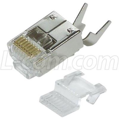 Cat5e Shielded RJ45 Plug with Strain Relief (TDS8PC5)