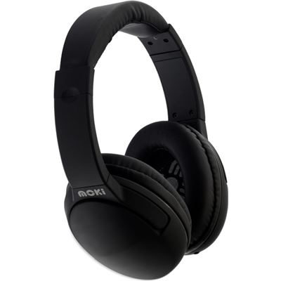 Moki Nero ACC-HPNEBK Headphones - with Mic - Black (ACC-HPNEBK)
