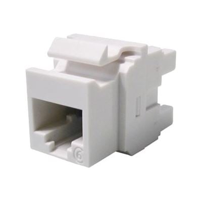 Molex PowerCat 6 Keystone Jack 568A/B White (KSJ-00033-02) | Acquire