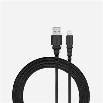 Momax TOUGH Link 2m Charge/Sync Lightning Cable Black, Apple (DL18D)