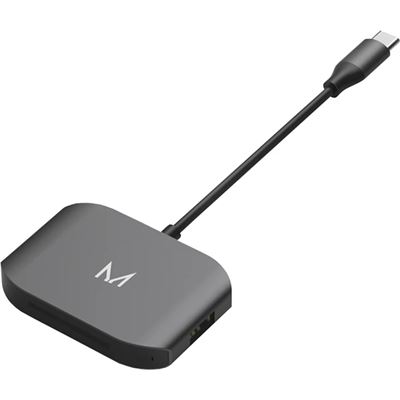 Moyork Lynk USB-C Adapter to x2 USB-A + TF/SD - Space (MOYO-LY-2ASG)