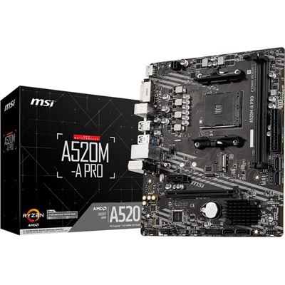 MSI Computer A520M-A Pro Motherboard (A520M-A PRO)