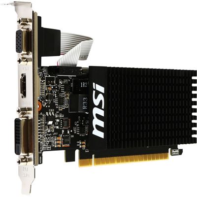 MSI Computer GEFORCE GT 710 DIRECTX 12 2GD3H LP 2GB (GT710 2GD3H LP)