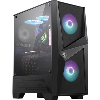 MSI Computer MAG FORGE 100R Chassis 2*RGB Fan + 1 to (MAG FORGE 100R)