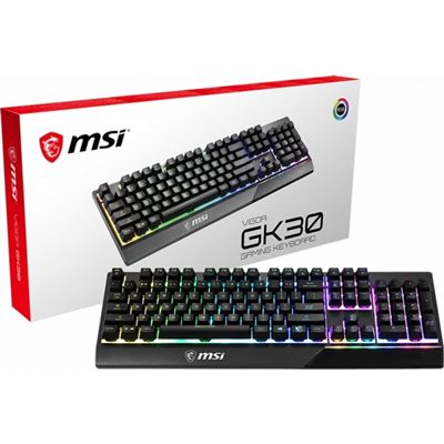 MSI Computer MSI Vigor GK30 Gaming (VIGOR GK30 GAMING KEYBOARD-BLACK)