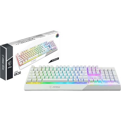 MSI Computer Keyboard Vigor GK30 WHITE US (VIGOR GK30 WHITE