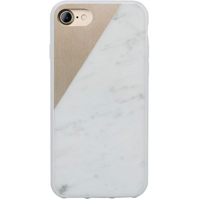 Native Union Clic Marble Case for iPhone 7 - White (CLIC-WHT-MBMT-7)