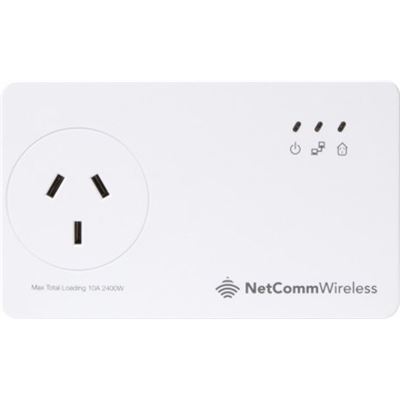 Netcomm NP1201 Powerline 1200Mbps Twin Pack with Pass-Thru (NP1201)