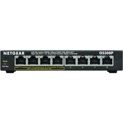 Netgear GS308P SOHO 8-Port Gigabit Unmged Switch 4 (GS308P-100AUS)