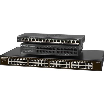 GS348 SOHO 48-port Rackmountable Gigabit Unmanaged (GS348-100AJS)