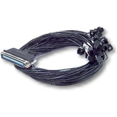 NETSYS Telco connector, RJ-21 to 24 x RJ-45 cable with heat (NC-200)