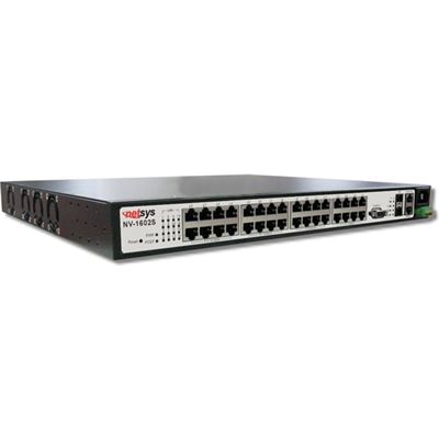 NETSYS 16 Port VDSL2 IP DSLAM, 2 GigE uplink ports (NV-1602S)