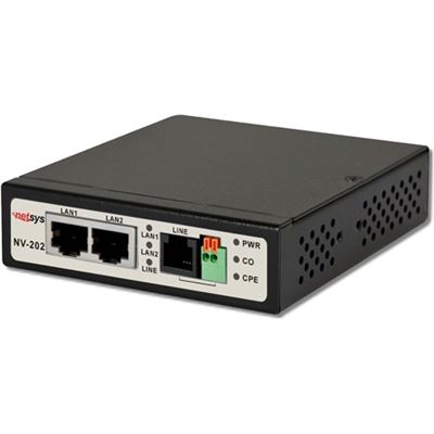 NETSYS Ethernet over VDSL2 Extender, with DIP switch for CPE (NV-202)