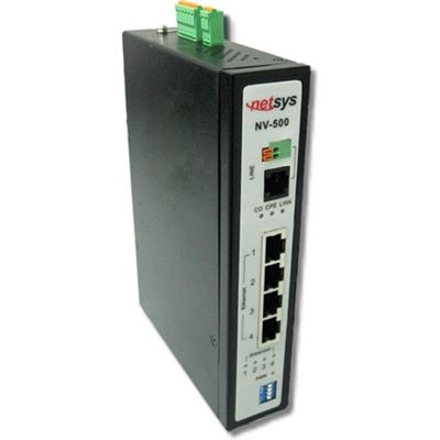 NETSYS Industrial Grade Ethernet over VDSL Extender with DIP (NV-500)