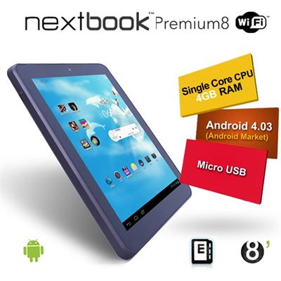 Nextbook 8&amp;quot; Android A8 Tablet (M805)