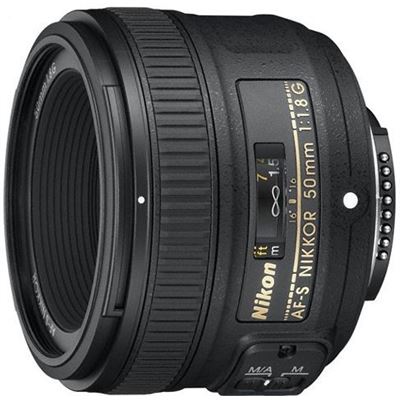 Nikon 50mm f/1.8G AF-S Nikkor Lens for Nikon Digital SLR (JAA015DA)