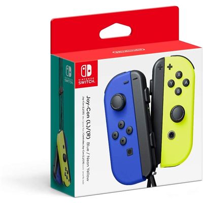 Nintendo Switch Joy Con Neon Blue and Neon Yellow Controller (151859)