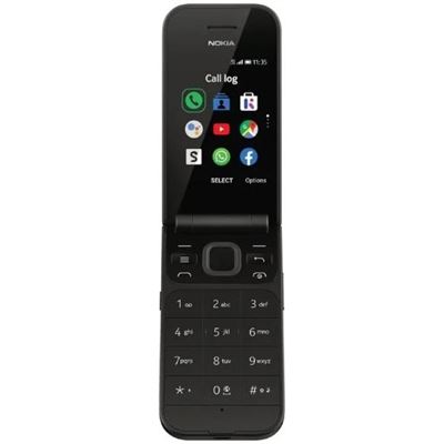 Nokia 2720 4G Flip Phone Black - 2.8' Screen, 4GB RAM (16BTSB21A13)
