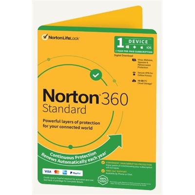 NortonLifeLock Norton 360 Standard Empower 10GB AU 1 User (21432798)