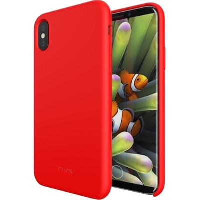 NVS Cases NVS Soft Grip Case for iPhone X - Red (NIP-033)