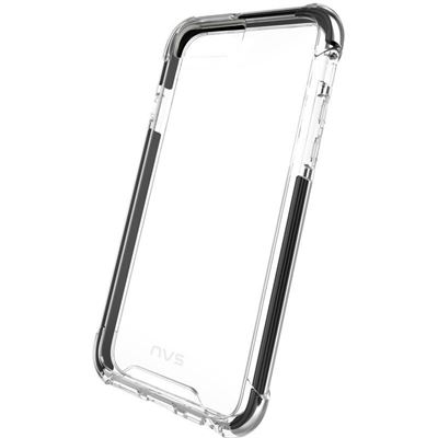 NVS Cases NVS OptiShield Case for iPhone 8+/7+ (Clear/Black) (NIP-043)