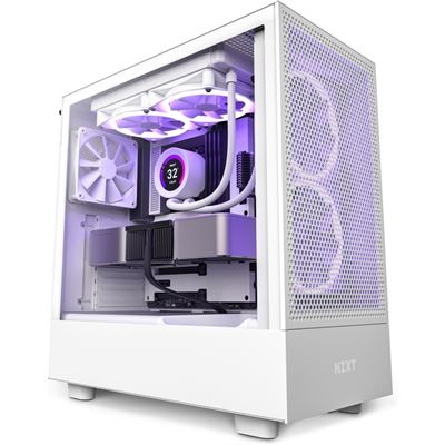 NZXT H SERIES H5 FLOW EDITION ATX MID WHT (CC-H51FW-01)