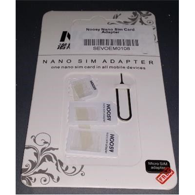 OEM Noosy Nano Sim Card Adapter (SEVOEM0108)