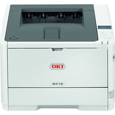 OKI 33ppm mono duplex network printer (B412DN)