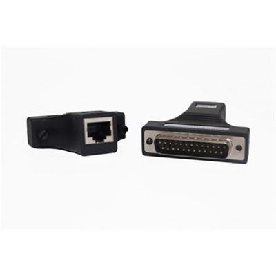 OpenGear DCE Adapter - DB25F to RJ45 Crossover (319005)