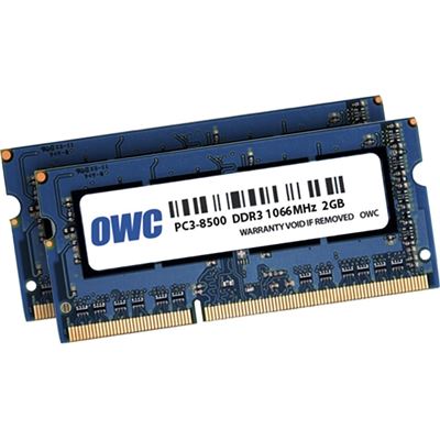 Other World Computing 2GB x 2 PC8500 DDR3 SODIMM (OWC8566DDR3S4GP)