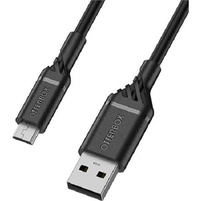 OtterBox Micro-USB to USB-A 1 Meter Cable Black- 480 Mbps (78-52532)
