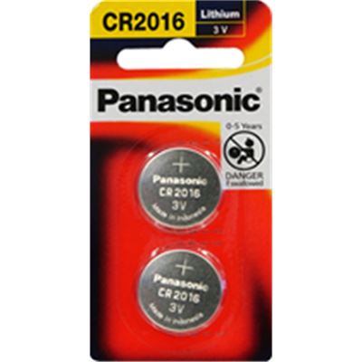 Panasonic Lithium 3v Coin Cell Batteries CR2016 2pk (CR-2016PG/2B)