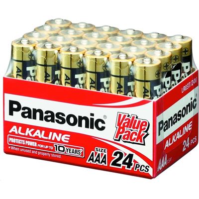 Panasonic LR03T/24V AAA 24 Pack Alkaline bulk pack (LR03T/24V)